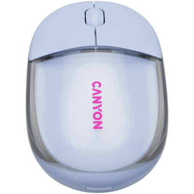 CANYON mouse 24 BT/ Wireless Transparent/Blue