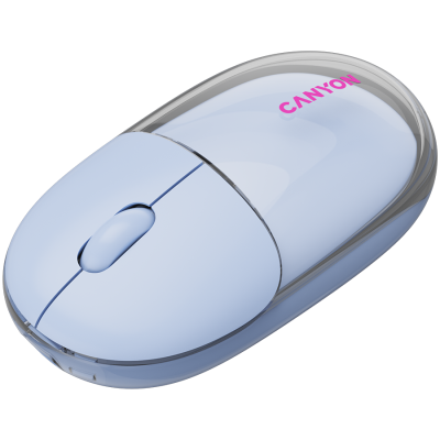 CANYON mouse 24 BT/ Wireless Transparent/Blue