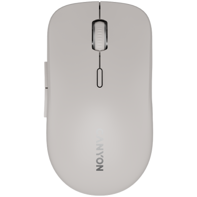 Canyon MW‑12 – mysz bezprzewodowa Dual‑Band 2.4 GHz + BT ciemnoszara