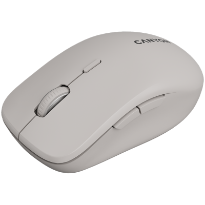 Canyon MW‑12 – mysz bezprzewodowa Dual‑Band 2.4 GHz + BT ciemnoszara