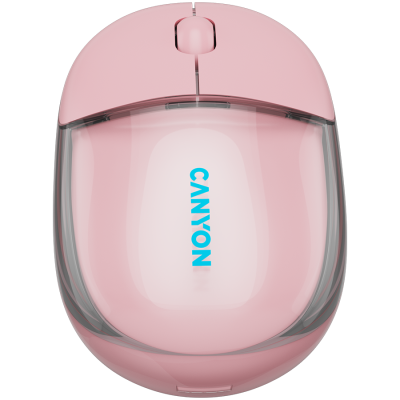 CANYON mouse 24 BT/ Wireless Transparent/Pink