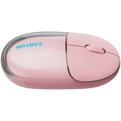 CANYON mouse 24 BT/ Wireless Transparent/Pink