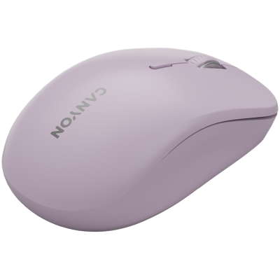 Canyon MW‑12 – mysz bezprzewodowa Dual‑Band 2.4 GHz + BT (różowa)