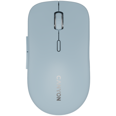 Canyon MW‑12 – mysz bezprzewodowa Dual‑Band 2.4 GHz + BT (niebieska)