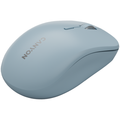 Canyon MW‑12 – mysz bezprzewodowa Dual‑Band 2.4 GHz + BT (niebieska)