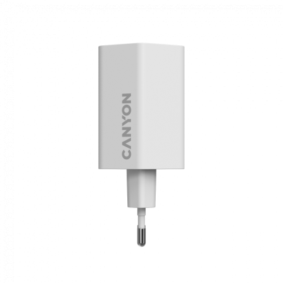 CANYON Ładowarka sieciowa HEXAGON 65 GaN 65W 2xPD 1xQC EU Biała