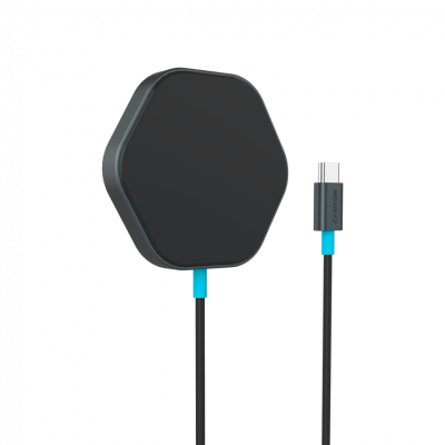 Canyon WCS110 – bezprzewodowa ładowarka Hexagon 10 W Ciemnoszaro-Niebieska
