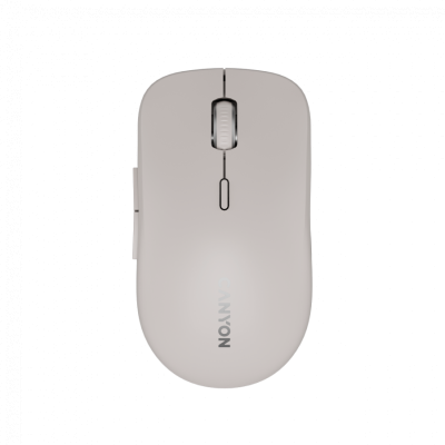Canyon MW‑12 – mysz bezprzewodowa Dual‑Band 2.4 GHz + BT Beżowa