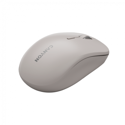 Canyon MW‑12 – mysz bezprzewodowa Dual‑Band 2.4 GHz + BT Beżowa