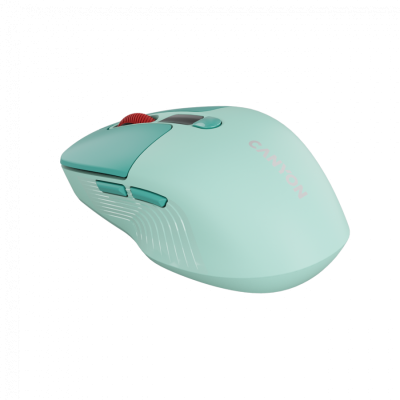 CANYON Mysz bezprzewodowa MW-26 LCD Cicha Dwa Tryby Zielona