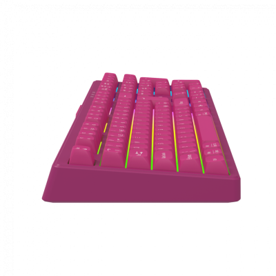 CANYON Klawiatura gamingowa Fortnax GKW-2 RGB Różowa