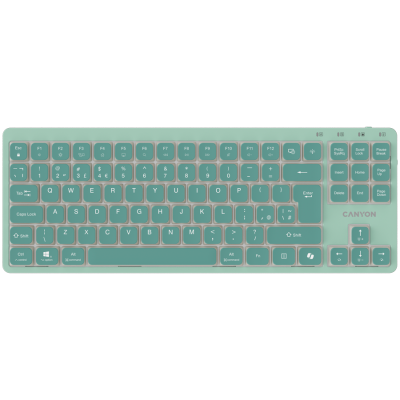 Canyon OnType 10 Low Profile – klawiatura przewodowa TKL zielona