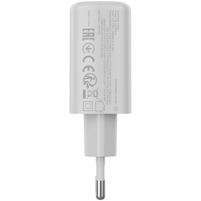 CANYON Ładowarka sieciowa OnCharge 250 25W 1xPD 1xQC EU Biała