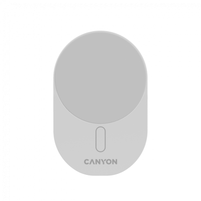 CANYON Ładowarka samochodowa OnGrip 105 15W Qi2 Magnetyczna Biała