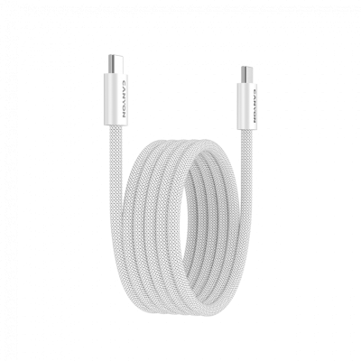 CANYON Kabel OnWire 60MG C-C 60W Magnes w oplocie 1m Biały