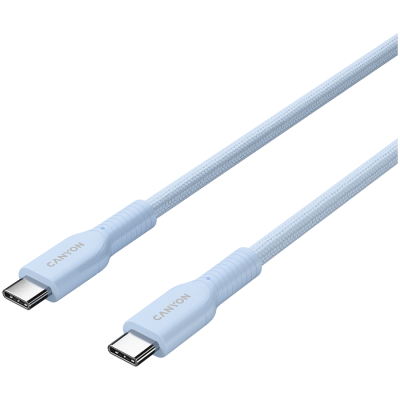 Canyon OnWire 60CL – kabel USB‑C do USB‑C 60 W, 1 m (jasnoniebieski)