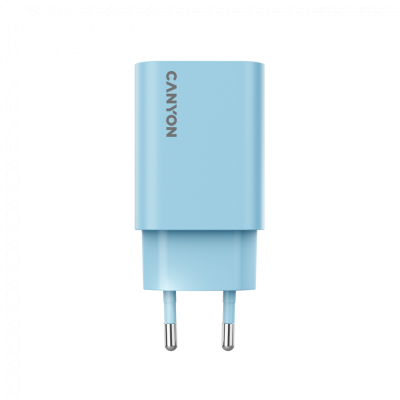CANYON Ładowarka sieciowa OnCharge 30CL 30W 1xPD EU Niebieska