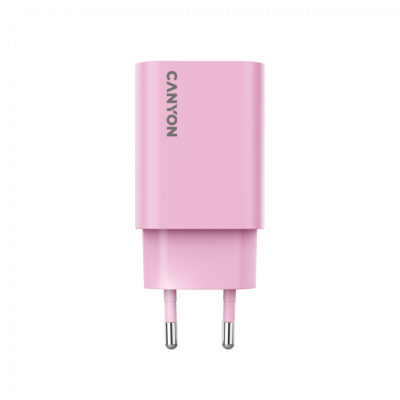 CANYON Ładowarka sieciowa OnCharge 30CL 30W 1xPD EU Różowa