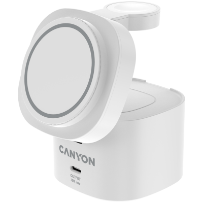 Canyon OnCharge 405 – stacja ładowania 4‑w‑1 + ładowarka USB‑C 65 W