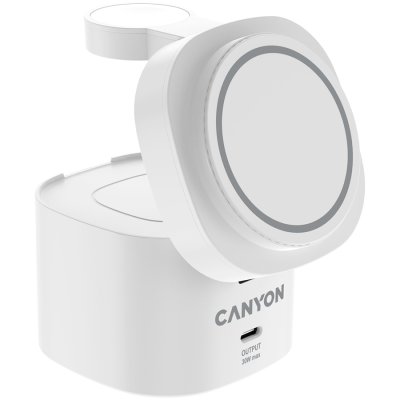Canyon OnCharge 405 – stacja ładowania 4‑w‑1 + ładowarka USB‑C 65 W