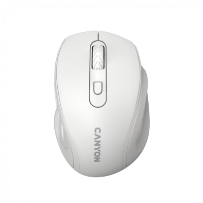 CANYON Mysz bezprzewodowa 6 przyc. 2.4GHz 1600 DPI biała