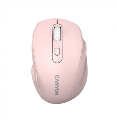 CANYON Mysz bezprzewodowa 6 przyc. 2.4GHz 1600 DPI różowa