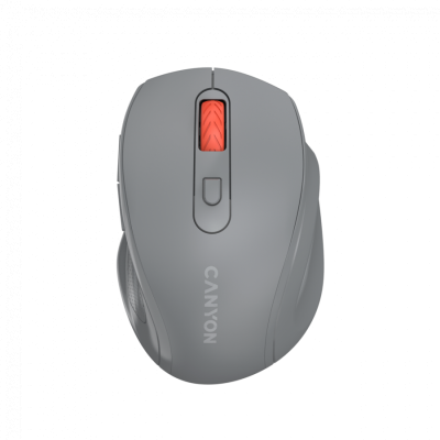 CANYON Mysz bezprzewodowa 6 przyc. 2.4GHz 1600 DPI ciemnoszara