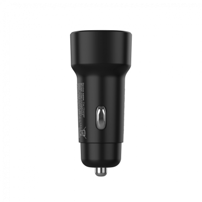 Canyon OnDrive 24 – ładowarka samochodowa 24 W, 2× USB‑A (czarna)
