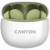 CANYON Słuchawki dokanałowe TWS-5 Etui Zielone