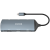 CANYON HUB DS-15 8 w 1  4k USB-C Szary