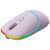 CANYON Mysz bezprzewodowa MW-22 2w1 RGB Różowa