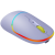 CANYON Mysz bezprzewodowa MW-22 2w1 RGB Fioletowa