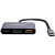 CANYON HUB DS-4 3 w 1 USB-C Szary