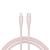 CANYON Kabel CLNM60 C-L 60W MFI 1m Silikonowy Różowy