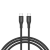Canyon CC60SC10 – kabel USB‑C do USB‑C 60 W 1 m Silikonowy Czarny