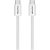 CANYON Kabel OnWire 60MG C-C 60W Magnes w oplocie 1m Biały