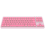 Canyon OnType 10 Low Profile – klawiatura przewodowa TKL (różowa, EN)