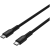 CANYON Kabel OnWire 60CL C-C 60W  w oplocie 1m Czarny