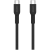 CANYON Kabel OnWire 60CL C-C 60W  w oplocie 1m Czarny