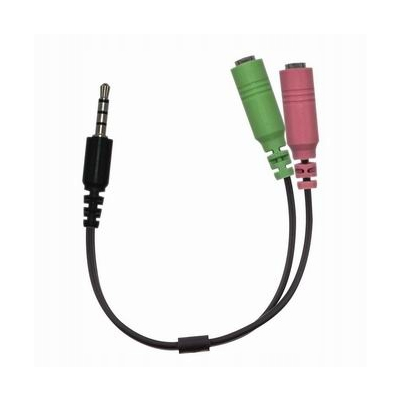 Genius Audio rozgałęziacz, ACC-100, Jack 3,5mm M - 2x Jack 3.5mm F, 0.2 m