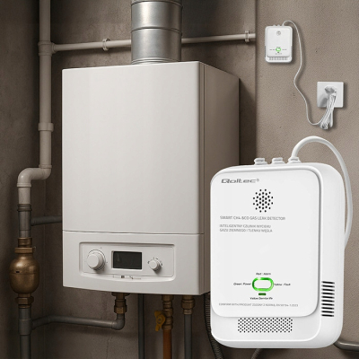 Czujnik gazu i czadu Qoltec CH4 CO LPG z Alarmem 85dB Certyfikowany SKLEP KOZIENICE RADOM