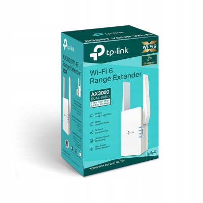 TP-LINK dwupasmowy Wzmacniacz RE705X Wifi AX3000 SKLEP KOZIENICE RADOM