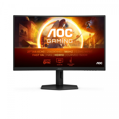 AOC Monitor CQ27G4X 27 cali Zakrzywiony Fast VA 180Hz