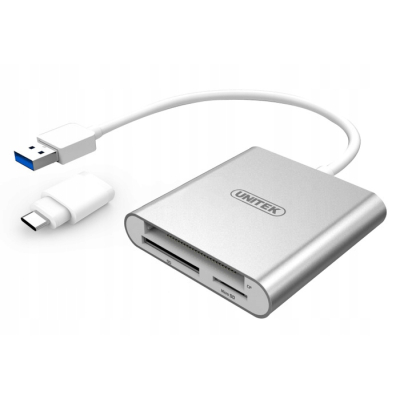 Unitek Y-9313D USB3 TYP-C czytnik kart All-in-One