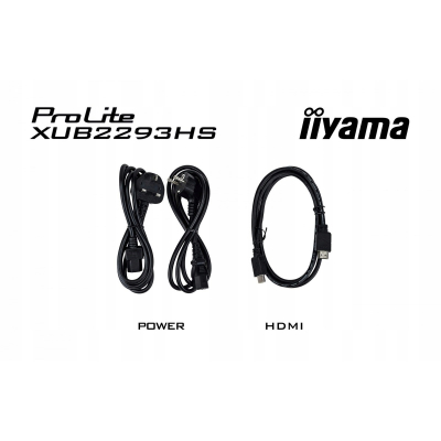 IIYAMA Monitor 22 cale XUB2293HS-B6 IPS HDMI DP HAS(150mm)