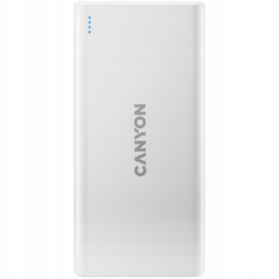 CANYON Powerbank PB 106 10000 mAh Biały - kompaktowy powerbank