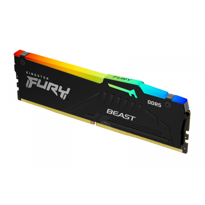 Pamięć DDR5 Fury Beast RGB 64GB(2*32GB)/5200