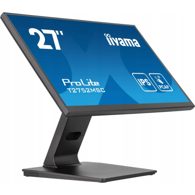 IIYAMA Monitor 27 cali T2752MSC-B1AG 10 PKT. POJ IPS HDMI DP 2x1W USB 400cd