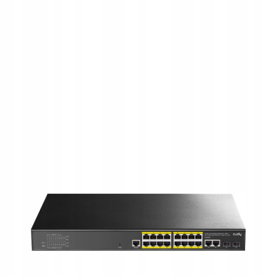 CUDY GS2018PS2-200W przełącznik sieciowy 16-port. Gigabit PoE+ zarządzalny
