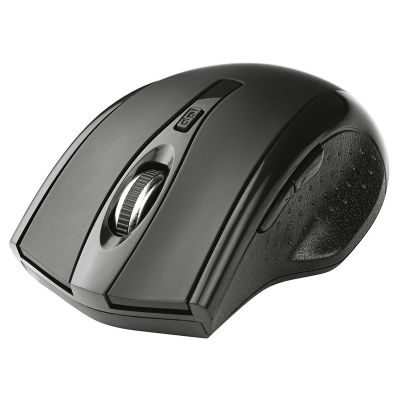BEZPRZEWODOWA MYSZ MYSZKA NANO USB OPTYCZNA CZARNA KOMPUTEROWA ERGONOMICZNA